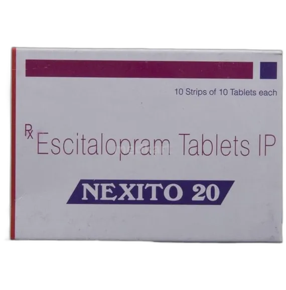 nexito 20mg tablet 10's